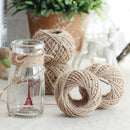Hot 30M Natural Brown Jute Hessian Burlap Twine Sisal Rustic String Cord lj