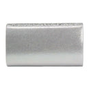 Women Glittered Envelope Clutch Purse Evening Bag Lustrous Party Handbag Sh