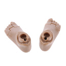 1/6 Bare Feet & Connectors for 12 Inch HT TC TTL 3A Figures Body Accessories