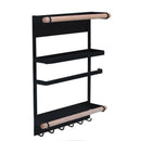 Kitchen Rack Fridge Magnetic Organizer -Design Paper Towel Holder, Rustproo