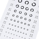 1PC Fashion Standardized C Eye Chart Visual Testing Chart for Pilo@