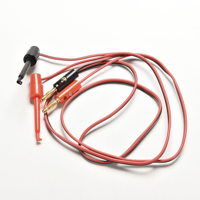 1 Pair Banana Plug To Test Hook Clip Probe Lead Cable For Multimeter Gw