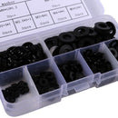 Nylon Flat Round Plastic Washer M2 M2.5 M3 M4 M5 M6 M8 Assortment Kit Black