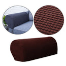 2pcs Premium Elastic Armrest Covers Fits for Most Sofa Arms,Soft Sofa Cover