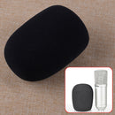 Windscreen Microphone Sponge Foam Cover Fit for Audio Technica AT2020 Black
