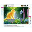 Golden Cat Diamond Embroidery Painting Cross Stitch DIY Craft Home Decor