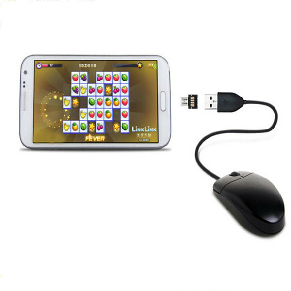 3Pcs Micro USB Male to USB Female OTG Flash Drive Adapters Converter For Phone &