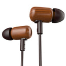 Dzat Df 10 Pure Wood In-Ear Subwoofer Hifi Fever Headphones With Microphone
