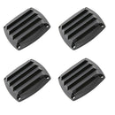 4Pcs Multi Purpose Louvered Vents Marine 3-1/4'' Tube Boat Air Vent Cover