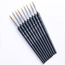 10Pcs Brush Pen For Sketched Lines Gouache Watercolor Paint Oil Painting H5 K0C3