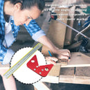 Woodworking Center Scriber 45 Degree Angle Line Gauge Carpenter Ruler Gauge Tool