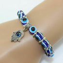 Punk Evil Eye Bead Protection Good Luck Bracelet Jewelry Handmade Bracelet Hot