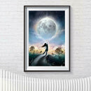 5D DIY Full Drill Diamond Painting Girl Embroidery Craft Kit Home Wall Arts