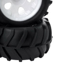 4x 85mm Rubber Tire Tyre for HSP HPI ZD Racing WPL FS Wltoys RC Rock Crawler