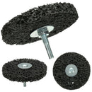 4'' Poly Strip Wheel Rust Paint Clean Angle Grinder Disc with 6mm Shank