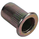 6mm Thread Dia 15mm Long Metal Rivet Nut Insert Nutsert 50Pcs S7F4