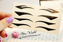 8 Pairs Beautiful Temporary Eye Tattoo Transfer Eyeshadow Eyeliner Stickers BD3C