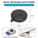 1.5M Black Measuring Tape Body Measuring Tape Sewing Fabric Measurements Ta B7P2