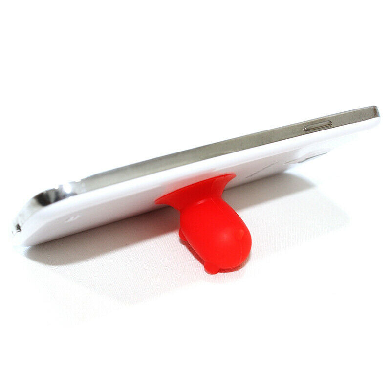 Cute Mini small Pig Phone Stand Sucker Silicone Holder I6H3
