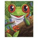 5D Diamond Painting Embroidery DIY Cartoon Smile Frog Mosaic Cross Stitch A
