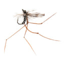 Black Mosquito Fly Hooks Fly Fishing Outdoor Fly Fishing Flies Hook Size 14#