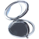 Travel Compact Pocket Crystal Folding Makeup Mirror, Mintcream