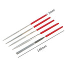 5Pcs Needle Files Kit Carving Jewelry Diamond Glass Stone Wood Craft Tool