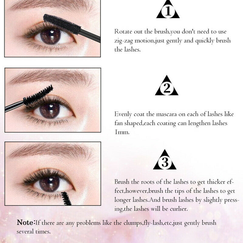 Qic Starry Sky 4d Long Mascara Thick Volume Become Spoiled Watertight Defen H4B4