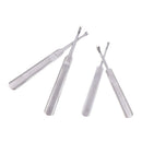 4pcs DIY Hand Stitching U+V Shaped Groover Skiving Edge Beveler Tool KitS Hn