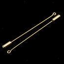 20Pcs Metal Stick Pin, Brooch Safety Pins Long Needle Eye Pin for Suit Tie Hat