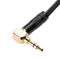 0.2m 90 Degree 3.5mm 1/8 Inch Trs Male To XLR 3pin Female Audio Cable Micro