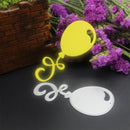 Lovely Balloon Metal Dies Cutting Carbon Steel For Scrapbooking Greeting Ca JR