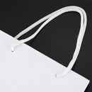 gift Paper Bag With Handle for Birthday Party White 18*14*25CM M1Q7