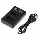 For Ahdbt-401 Go-Pro Hero4 Battery Usb Lcd Display Dual Port Charger For Go B3D5