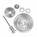 6 Pcs 22-44mm HSS Circular Saw Blade Cutting Discs Set with 2 gaskets for D