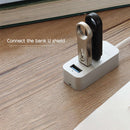 1X(Acasis Aluminum Usb Splitter High Speed Hub Converter Usb 3.0 Hub 3 Port