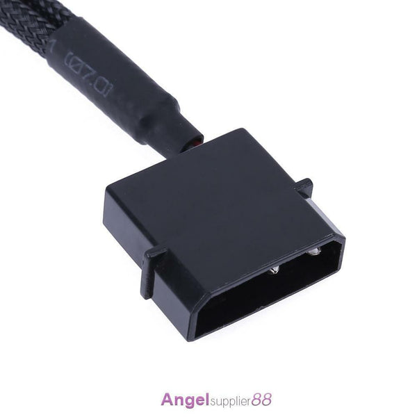 4pin IDE Molex to 2-Port 3Pin/4Pin Cooler Cooling Fan Splitter Power Cable