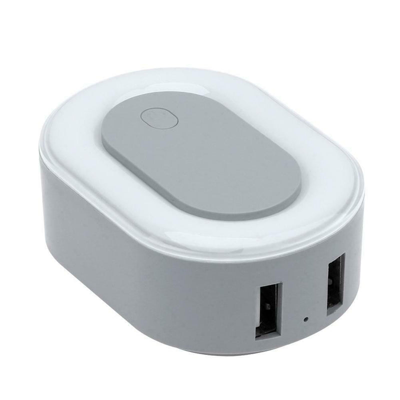 Universal Night Light USB Dual Port Mobile Phone Quick Smart Charger