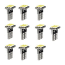 10pcs T10 1206 9SMD Car Motor White Canbus LED Side Tail Lights Bulbs Lamps