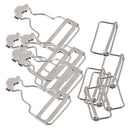 Set of 12 DIY Dungaree Fasteners Clip/Brace Buckles for Suspenders 32/33mm
