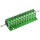 Chassis Mounted Aluminum Shell 100W 0.2 Ohm Wirewound Resistor Green W9J4