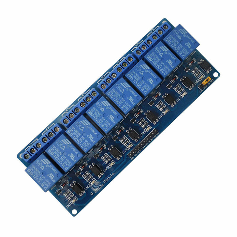 8 Channel DC 5V Relay Shield Module for Arduino Raspberry Pi DSP AVR PIC ARM Gw