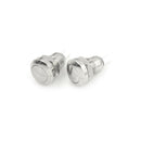 2pcs 8mm Mini Micro 2Pin Metal Waterproof Momentary Push Button Switch   Z