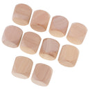 10 Pieces of Transparent Dice Set of 3cm D&D MTG Board Games Beige