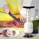Professional Meat Tenderizer BBQ Stainless Steel Needle Injector Marinade O9X7