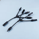 1Pair of Y type (1 to 3) mc4 solar panel branch cable connectors high quality!e