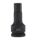 Hexagonal Bits With 3/4 "Impact Socket - 1pc Metric, Allen Screwdriver