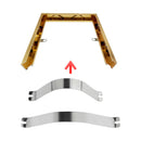 100 Spring Clips Aluminum Metal Picture Frame Hardware Molding Framing Tools