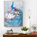 5D DIY Full Drill Diamond Painting Fantasy Peafowl Cross Stitch Embroidery