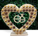 Mr and Mrs Chocolate Stand,for Ferreo Rocher Wooden Chocolate Stand,for Her